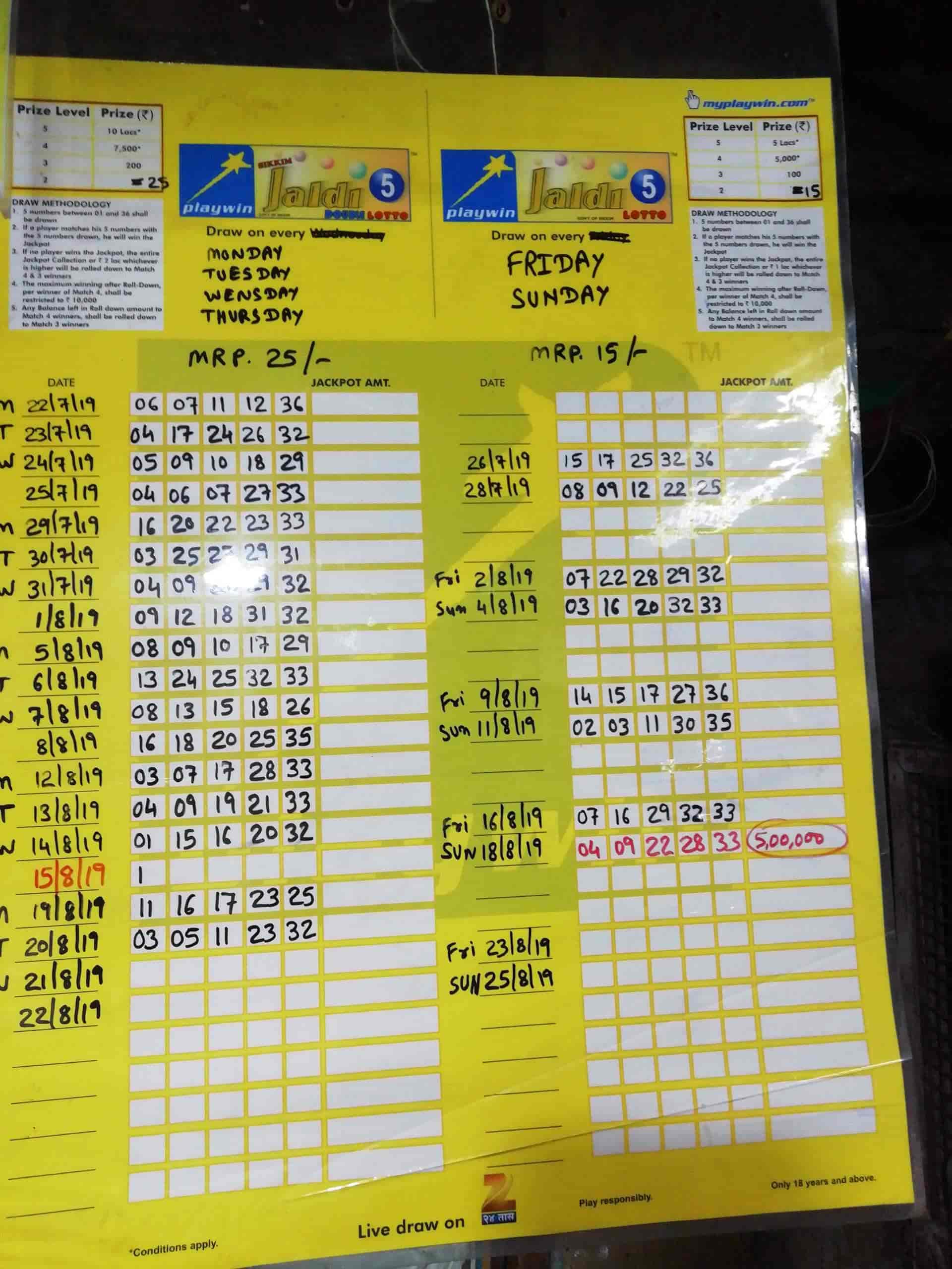 online lottery