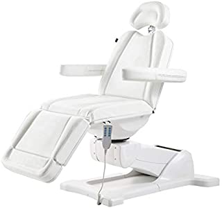 Beauty Full Electrical 4 Motor Podiatry Chair Facial Massage Dental Aesthetic Reclining Chair All Purpose Bed - PAVO -White