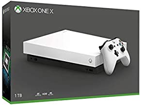 Microsoft Xbox One X White Limited Edition 1TB Console with Wireless Controller - True 4K HDR Gaming, Xbox One X Enhanced Support
