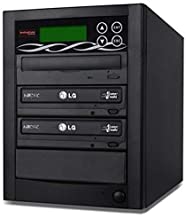 BestDuplicator 2 Target (1 to 2) 24X SATA DVD Duplicator Built-in LG Burner DVD Burner (128MB Buffer) + Free Nero 10 Multimedia Suite Essentials CD/DVD Burner Software - Professional DVD CD Duplication Copier Machine