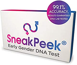 SneakPeek Early Gender DNA Blood Test - Lab Tested 99.1% Accurate¹ Baby Gender Predictor Test Kit (Standard)