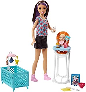 Barbie Skipper Babysitters Inc. Doll and Feeding Playset