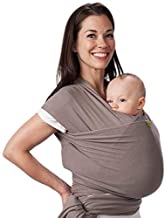 Boba Wrap Baby Carrier, Grey - Original Stretchy Infant Sling, Perfect for Newborn Babies and Children up to 35 lbs