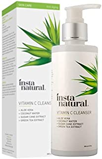 Vitamin C Facial Cleanser - Anti Aging, Breakout & Blemish, Wrinkle Reducing, Exfoliating Gel Face Wash - Clear Pores on Oily, Dry & Sensitive Skin with Organic & Natural Ingredients - 6.7 oz