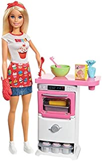 Barbie Bakery Chef Doll and Playset, Blonde