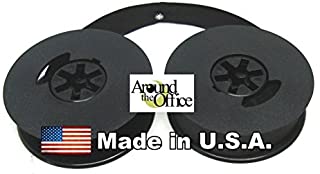 AroundTheOffice Universal Twin 2” Spool Black Fabric Typewriter Ribbon fits… Smith Corona – Remington – Royal - Underwood – Olympia - Brother – Hermes – Facit