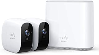 Wireless Home Security Camera System, eufy Security eufyCam E 365-Day Battery Life, 1080p HD, IP65 Weatherproof, Night Vision, Compatible with Amazon Alexa, 2-Cam Kit, No Monthly Fee