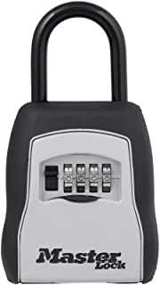 Master Lock 5400D Set Your Own Combination Portable Lock Box, 5 Key Capacity, Black