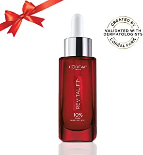 L’Oreal Paris Pure Glycolic Acid Face Serum Skin Care I Revitalift Derm Intensives 10% Pure Glycolic Acid Serum I Dark Spot Corrector To Even Tone & Reduce Wrinkles I 1.0 Oz