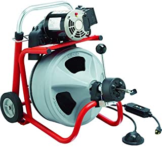 Drain Cleaning Machine, 165 rpm, 75 ft.