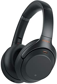 Sony Noise Cancelling Headphones WH1000XM3: Wireless Bluetooth Over the Ear Headphones with Mic and Alexa voice control - Industry Leading Active Noise Cancellation - Black