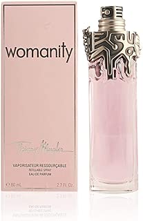 Womanity by Thierry Mugler for Women, Eau de Parfum Refillable Spray, 2.7 Ounce