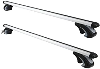 Otherya 54'' Roof Rack Crossbars, Universal Side Rail Mounted Adjustable Roof Cross Bars Fit Most Cars or SUVs Raised Side Rail with Gap, Not fit Flush Rails