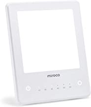 Light Therapy Lamp, Miroco LED Bright White Therapy Light - UV Free 10000 Lux Brightness, Timer Function, Touch Control, Standing Bracket, for Home/Office Use
