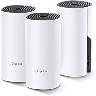 TP-Link Deco Whole Home Mesh WIFI System – Seamless Roaming, Adaptive Routing, Up to 5, 500 Sq. ft. Coverage, Connect Up to 100 devices (Deco M4 3-Pack)