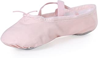 Girls Canvas Ballet Slipper/Ballet Shoe/Yoga Dance Shoe (Toddler/Little Kid/Big Kid/Women/Boy)