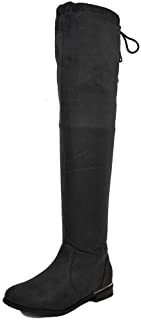 Women's Suede Over The Knee Thigh High Winter Boots