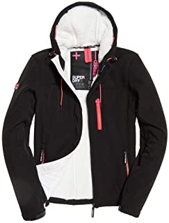 Superdry Womens Hooded Winter SD-Windtrekker Jacket Black