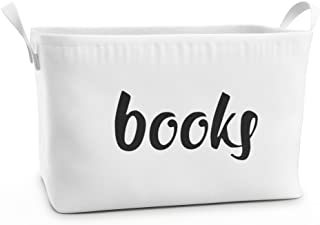 Fawn Hill Co Books Storage Box Basket for Baby, Kids or Pets - Storage Bins (Books)