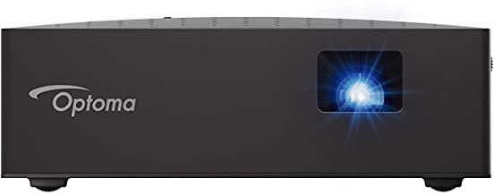 Optoma LV130 Mini Projector, Bright and Ultra Portable LED Cinema in Your Pocket, 4.5 Hour Built-in Battery, HDMI, USB, DLP Projector with Amazing Colors