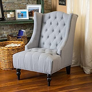 Christopher Knight Home Clarice Accent Chair, Grey