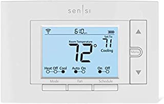 Emerson Sensi Wi-Fi Smart Thermostat for Smart Home, DIY, Works With Alexa, Energy Star Certified, ST55
