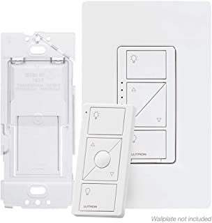 Lutron Caseta Smart Home Dimmer Switch and Pico Remote Kit, Works with Alexa, Apple HomeKit, and the Google Assistant | P-PKG1WB-WH | White