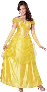 Classic Beauty Yellow Dress Adult Costume