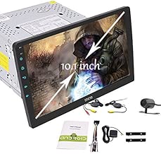 New Designed 10.1 inch HD Large Full-touch Screen Car Stereo Android 6.0 System GPS NO DVD Player Bluetooth Radio Support SUB/Video Output Mirrorlink Steering Wheel Control+ Wireless Backup Camera
