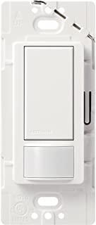Lutron Maestro Motion Sensor Switch, No Neutral Required, 250 Watts, Single-Pole, MS-OPS2-WH, White