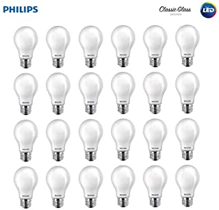 Philips LED 545921 Non-Dimmable A19 Light Bulb: 800-Lumen, 2700-Kelvin, 10 (60 Watt Equivalent), E26 Base, Soft White, 24-Pack, 24 Piece