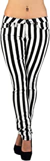 Best black and white striped denim jeans Reviews