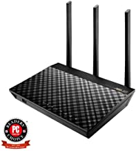 ASUS RT-AC66U B1 AC1750 Dual-Band WiFi Router, AiProtection Lifetime Security by Trend Micro, AiMesh Compatible for Mesh WiFi System