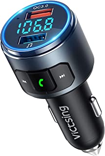 Best wireless car fm transmitter qc3.0 quick charge Reviews