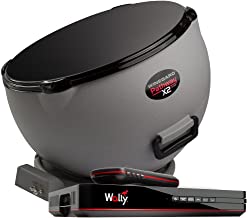 Winegard Pathway X2 PA6002R Satellite TV Antenna and DISH Wally Receiver Bundle (Dual Arc, 2 TV Viewing)