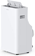 hOmeLabs 14,000 BTU Portable Air Conditioner - Quiet AC Cools Rooms 550 to 700 Square Feet - Air Conditioning Machine with 100 Pint Dehumidifier Function, Remote Control and Washable Filter