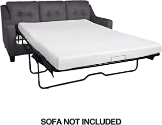 Milliard 4.5 Inch Memory Foam Replacement Mattress with Breathable, Waterproof and Washable Cover for Queen Size Sleeper Sofa and Couch Beds (Sofa Not Included) - Queen