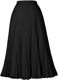 Best a line satin skirt Reviews