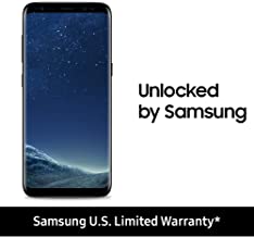 Samsung Galaxy S8 64GB Factory Unlocked Smartphone - US Version (Midnight Black) - US Warranty - [SM-G950UZKAXAA]