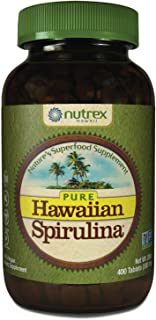 Pure Hawaiian Spirulina-500 mg Tablets 400 Count - Natural Premium Spirulina from Hawaii - Vegan, Non-GMO, Non-Irradiated - Superfood Supplement & Natural Multivitamin