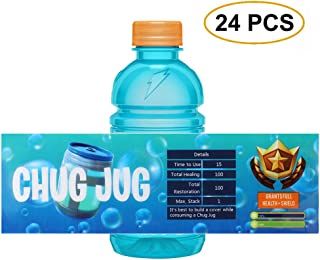 SUYEPER Game Party Supplies Bottle Labels For Birthday Party Game Birthday Party Decorations (24 Count)
