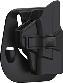 S&W M&P Shield 9MM/40 Paddle Holster, Tactical Outside Waistband Pants Belt Holster Fits Smith and Wesson MP Shield 9mm/.40 3.1'' Barrel (No Crimson Trace Laser), Right-Handed