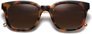 SOJOS Classic Square Polarized Sunglasses Unisex UV400 Mirrored Glasses SJ2050