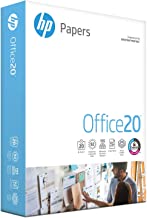 HP Office 20lb Printer Paper, 8.5 x 11, 1 Ream, 500 Total Sheets, Made in USA From Forest Stewardship Council (FSC) Certified Resources, 92 Bright, Acid Free, Engineered for HP Compatibility, 172160R