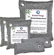 KoolerThings 5 Pack - Bamboo Charcoal Air Purifying Bags (1 x 500g) (2 x 200g) (2 x 75g) Natural Air Fresheners & Odor Eliminators for Home, Pets,Car, Closet, Shoes
