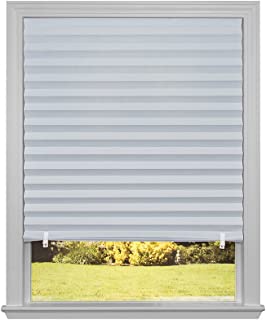 Original Room Darkening Pleated Paper Shade Gray, 36” x 72”, 6-Pack