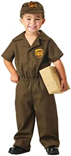 UPS Guy Boy's Costume, Medium (3-4),Brown