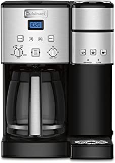 Cuisinart SS-15 Maker Coffee Center 12-Cup Coffeemaker and Single-Serve Brewer, Silver