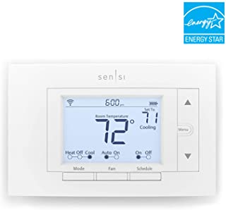 Emerson Sensi Wi-Fi Smart Thermostat for Smart Home, DIY Version, Works With Alexa, Energy Star Certified