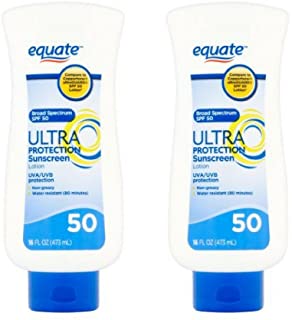 Equate Ultra Protection Sunscreen Lotion, SPF 50, 16 fl oz